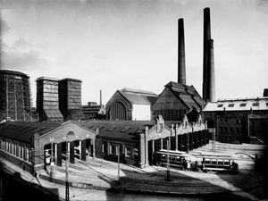 Werksgelände um 1913 | Foto: Stadtwerke Bielefeld
